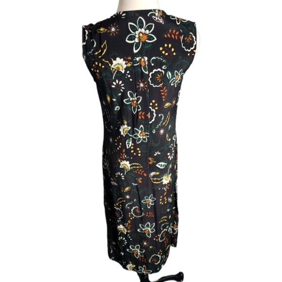 Midi Skeeveless Summer Marks & Spencer Floral Viscose Shift Dress UK size 10 - Picture 5 of 6